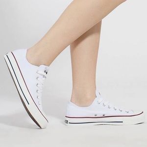 👟white converse👟